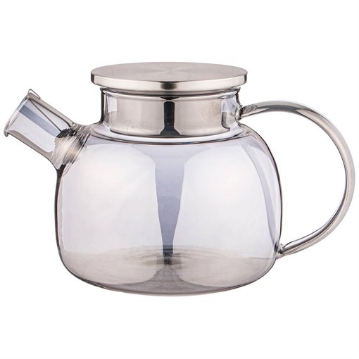 Чайник заварочный agness "Smoky" 1000 мл цвет:дымчатый - фото 396164