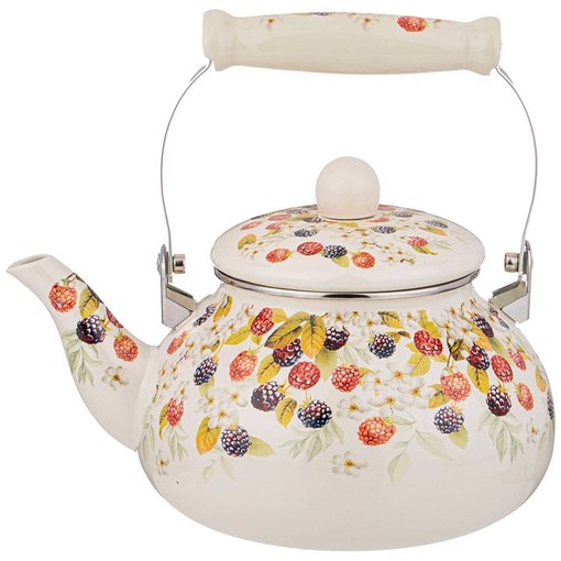 Чайник agness эмалированный серия "Ежевика" 2,5 л - фото 396598