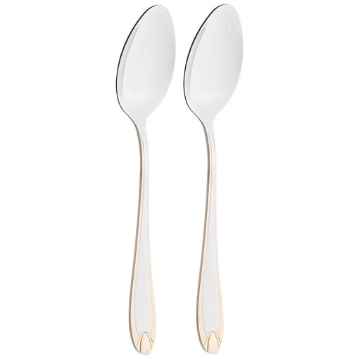 Набор столовых ложек agness, 2 шт L=20 см мал. уп. = 40 шт - фото 396862