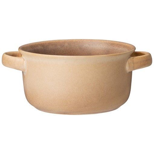 Салатник с ручками 13,6 см коллекция "Triangle collection" цвет:кофе с молоком - фото 396967