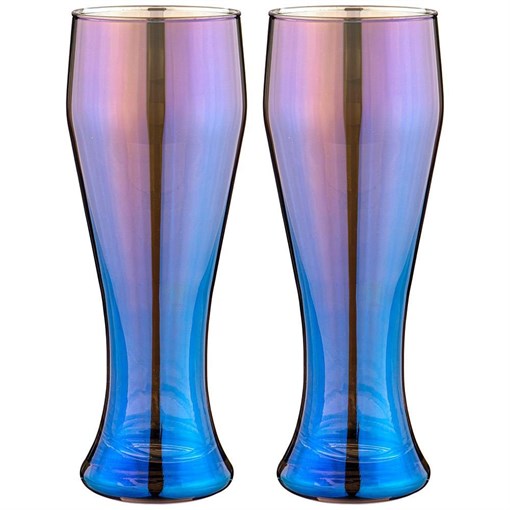 Набор бокалов для пива из 2-х шт "Лазурит" 415 мл - фото 397044