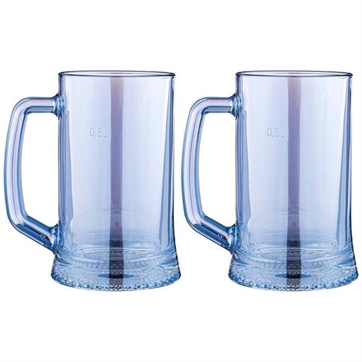 Набор кружек для пива из 2-х шт "Черное море" 500 мл - фото 397046