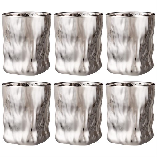 Набор стаканов из 6 шт "Серебро" 300 мл - фото 397057