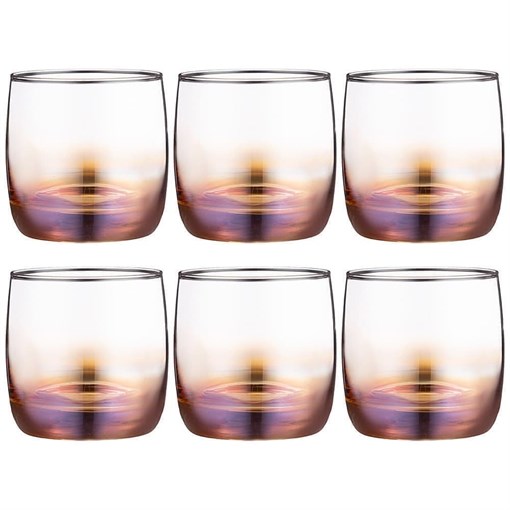 Набор стаканов из 6 шт "Карамельный омбре" 310 мл - фото 397069