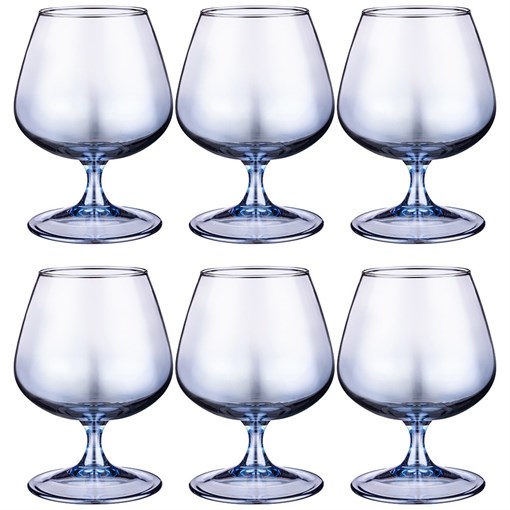 Набор бокалов для бренди из 6 шт "Черное море омбре" 410 мл - фото 397072