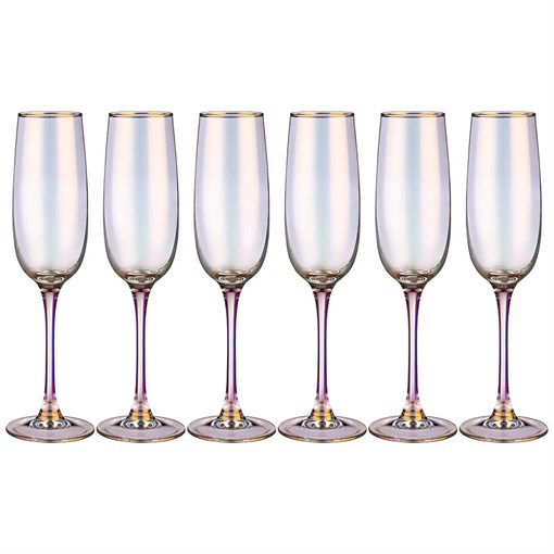 Набор бокалов из 6 шт "Лиловая дымка" 175 мл - фото 397075