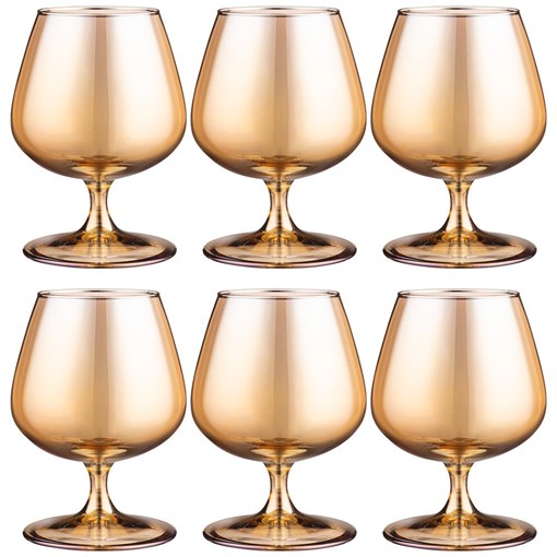 Набор бокалов для бренди из 6 шт "Гречишный мед" 410 мл - фото 397096