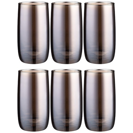 Набор стаканов из 6 шт "Горький шоколад" 330 мл - фото 397120