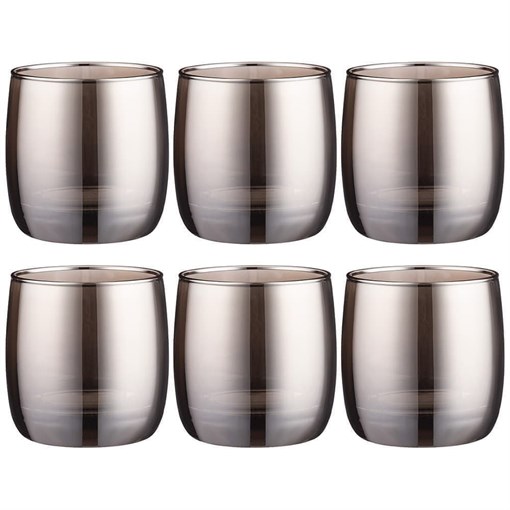 Набор стаканов из 6 шт "Горький шоколад" 310 мл - фото 397123