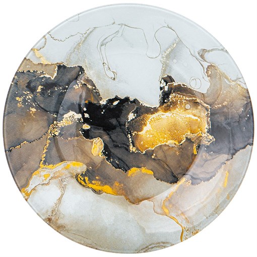 Тарелка обеденная коллекция "Marble" 25 см мал.уп. = 6 шт - фото 397144