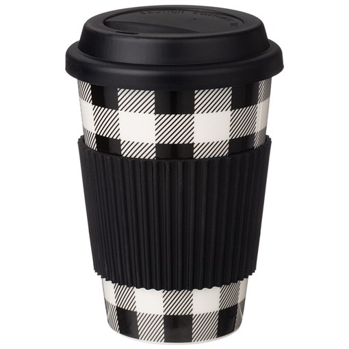 Кружка lefard coffemania с силиконовой крышкой и ободком, 390 мл - фото 397343