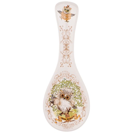 Подставка под ложку "Дерево мудрости" 25*9 см H=3 см - фото 397413