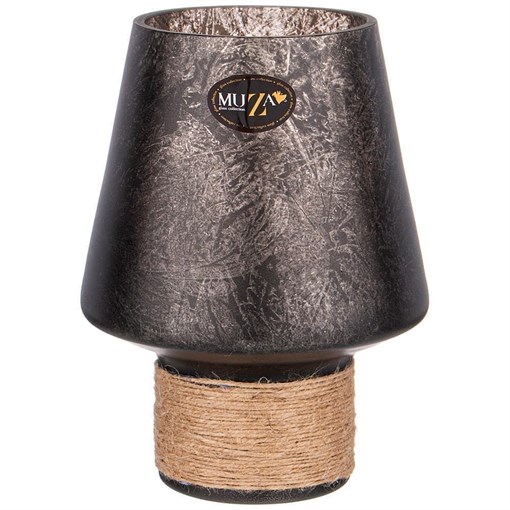 Ваза "Gala grafit metallic" H=24 см - фото 397656