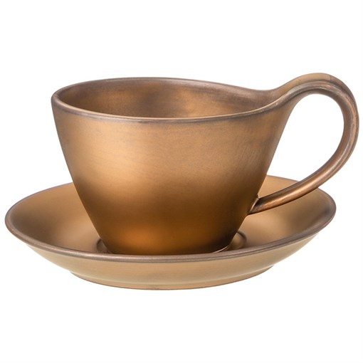 Чайная пара bronco "Bronze" 250 мл - фото 397818