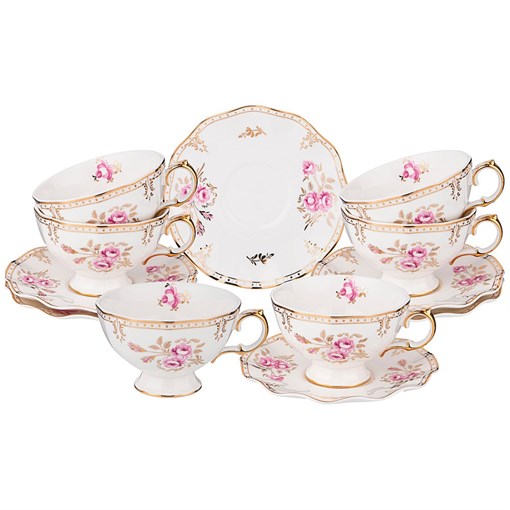 Чайный набор lefard "Завтрак у королевы" на 6 персон 12 пр. 240 мл - фото 397985