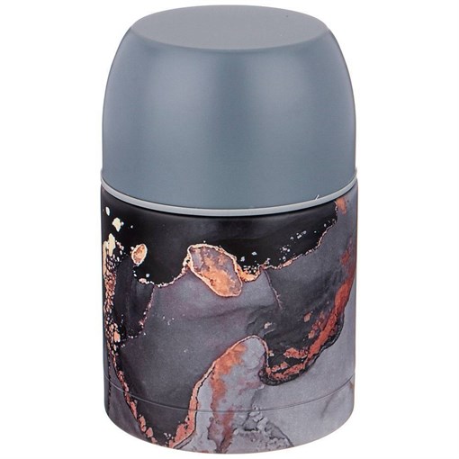 Термос вакуумный agness с широким горлом, 500 мл , серия fantasy - фото 398068