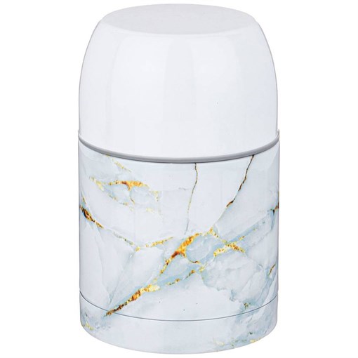 Термос вакуумный agness с широким горлом, 500 мл , серия fantasy - фото 398080