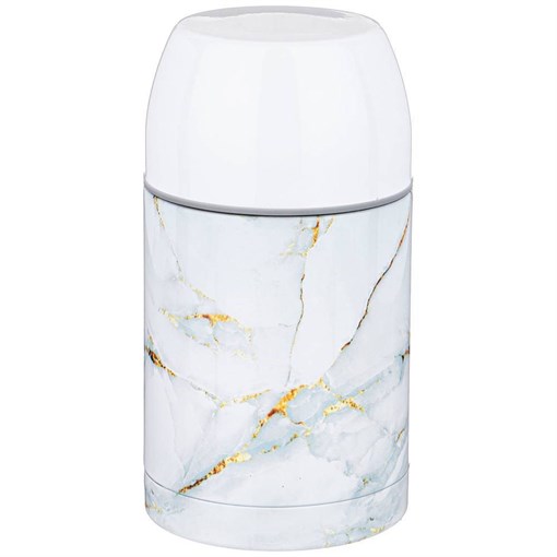 Термос вакуумный agness с широким горлом, 650 мл , серия fantasy - фото 398084