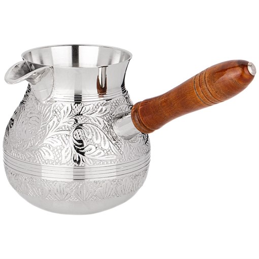 Турка резная "Graving" 650 мл латунь - фото 398109