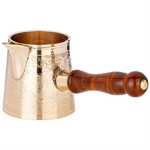 Турка резная "Graving" 200 мл латунь - фото 398136