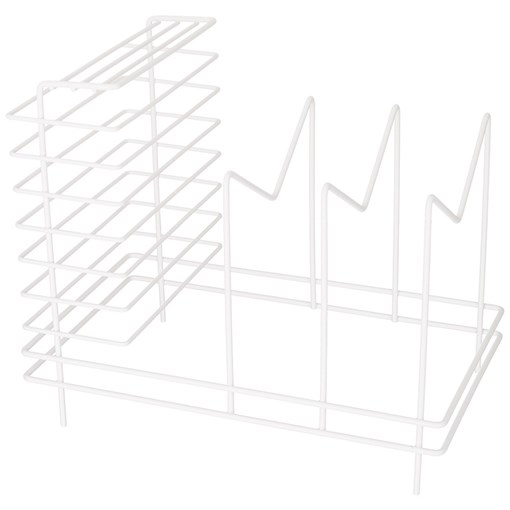 Органайзер для ножей и досок 30*18*25 см цвет: белый - фото 398296