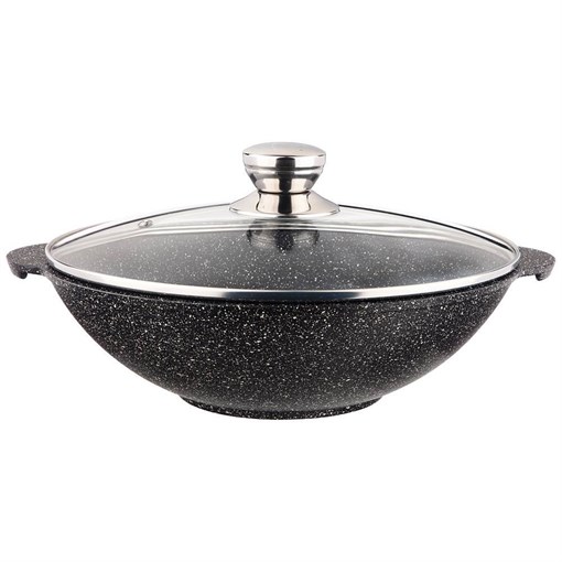 Сковорода вок agness "Midnight" D=28 см - фото 398692