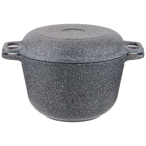 Казан с крышкой гриль agness "Grace" 5 л - фото 398714