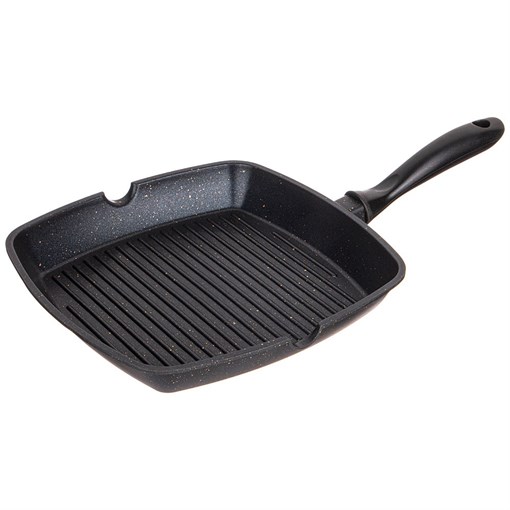 Сковорода-гриль agness индукция, 28*28 см - фото 398985