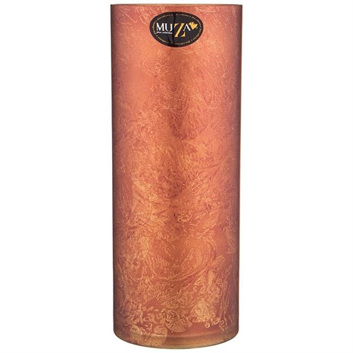 Ваза "Perfetti bronze metallic" D=12 см H=30 см - фото 399044