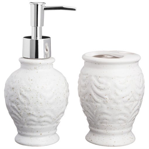 Набор для ванной комнаты 2 предмета, размер 7*19 см - фото 399229