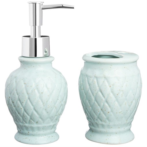 Набор для ванной комнаты 2 предмета, размер 7*19 см - фото 399231