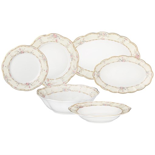 Сервиз обеденный lefard "Цветочная аллея" на 6 пер. 21 пр. - фото 399494