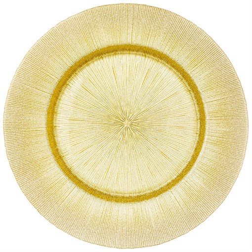 Тарелка подстановочная "Merry gold" 33 см - фото 399667