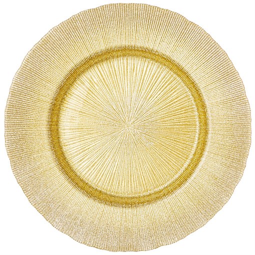 Тарелка "Merry gold" 28 см - фото 399668