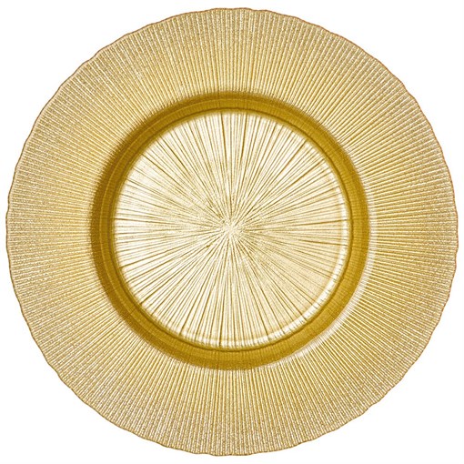 Тарелка "Merry gold" 21 см - фото 399669
