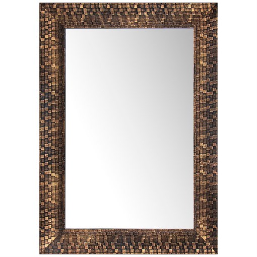 Зеркало в раме цвет: венге с золотом - фото 399840