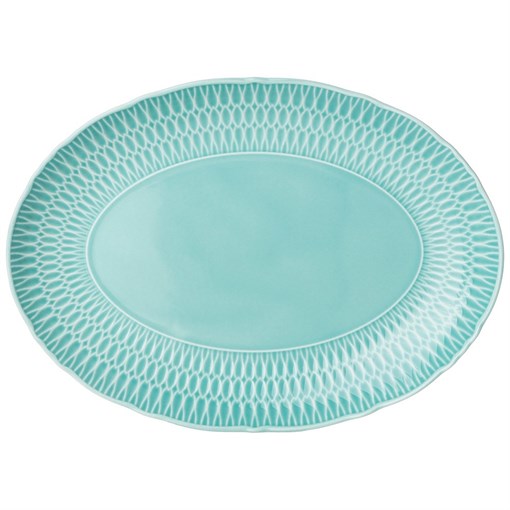 Блюдо овальное "София голубая" 24*17 см мал.уп.=6шт без упак. - фото 399920