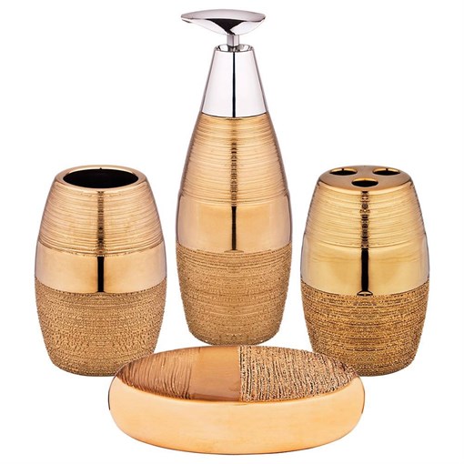 Набор для ванной комнаты 4 пр. - фото 399971