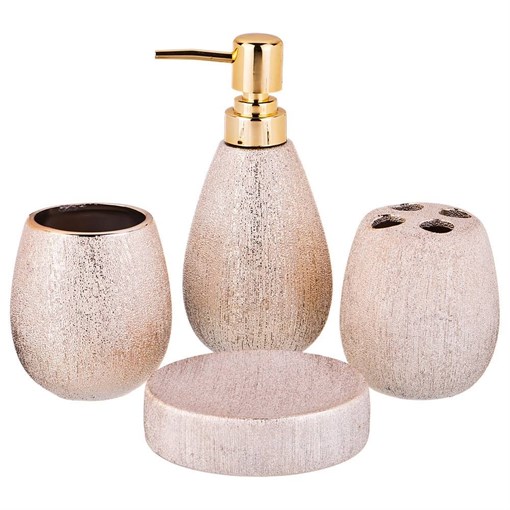 Набор для ванной комнаты 4 пр. - фото 399974