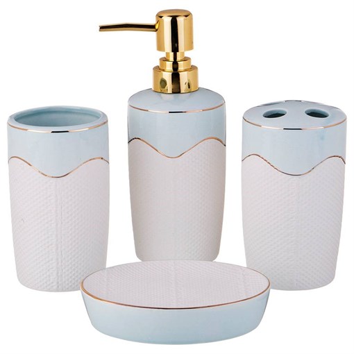 Набор для ванной комнаты 4 пр. - фото 399983