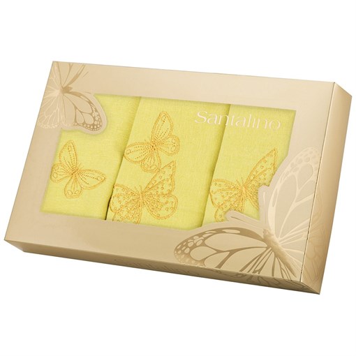 Комплект салфеток из 3шт 40х40 см "Вдохновение",лайм, 100% хлопок ,. - фото 400154