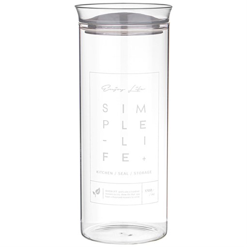 Емкость для пищевых продуктов agness 1700 мл 11*11*26 см - фото 400275