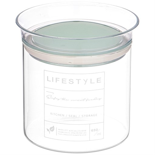 Емкость для пищевых продуктов agness 650 мл 11*11*11 см - фото 400276