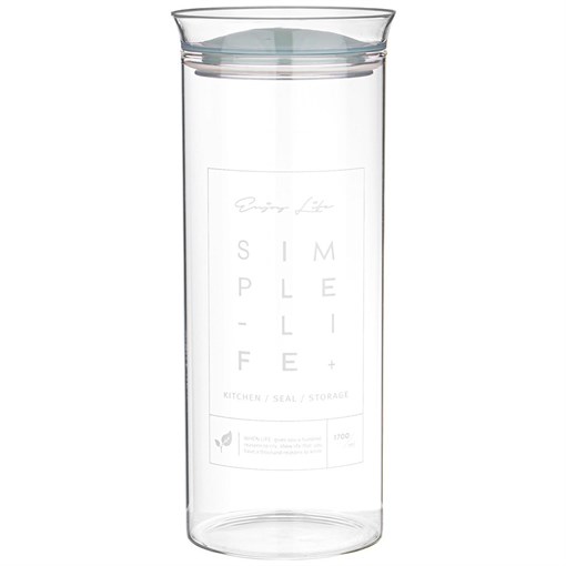 Емкость для пищевых продуктов agness 1700 мл 10,8*10,8*26 см - фото 400279