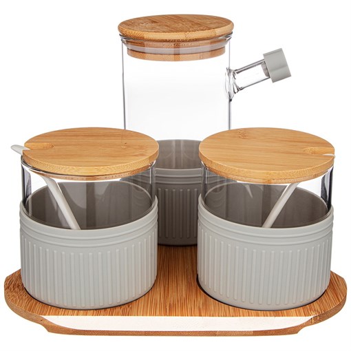 Набор из 3-х емкостей для пищевых продуктов 16.5*22*20.5 см - фото 400301