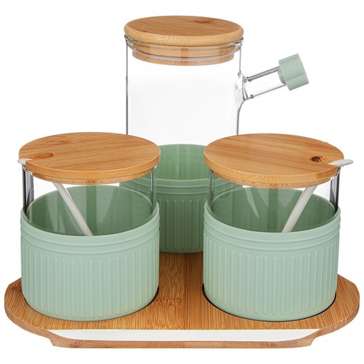 Набор из 3-х емкостей для пищевых продуктов 16.5*22*20.5 см - фото 400305