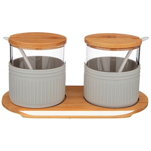 Набор из 2-х емкостей для пищевых продуктов 22*11*11 см - фото 400317