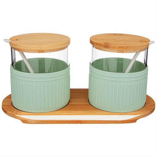 Набор из 2-х емкостей для пищевых продуктов 22*11*11 см - фото 400320