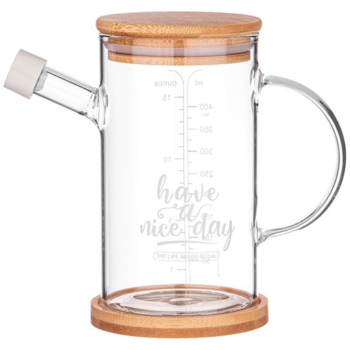 Емкость для масла 400 мл , 16*8.3*15.3 см - фото 400326