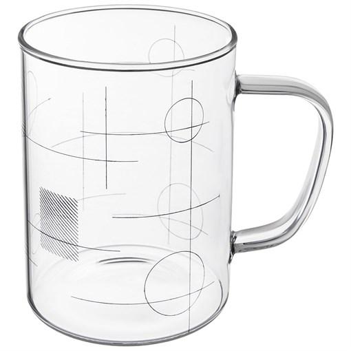 Кружка 450 мл d=8 см d=11.5 см (с ручкой) h=10.5 см - фото 400334